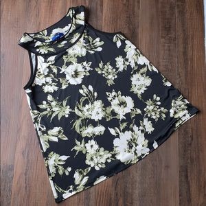 Apt 9 high neck floral tank